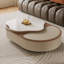 Table basse en cuir 47,24 po