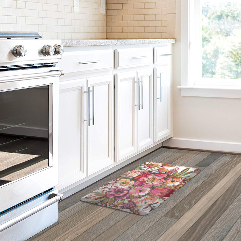Tapis rose anti-fatigue