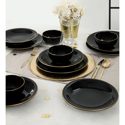 Caladin 12 Piece Dinnerware Set, Service for 4