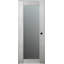 Porte standard préfinie en bois manufacturé et en verre Avon 207-88710178-88710193-91673730