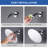 Wide Round Rain Shower Head For Bathroom With 1.8 GPM High-Pressure Swivel Rainfall Spray-104597189