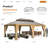  14 Ft. W x 22 ft. D Aluminum Patio Gazebo