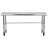 Stainless Steel Open Base Work Table with Wheels-618729395