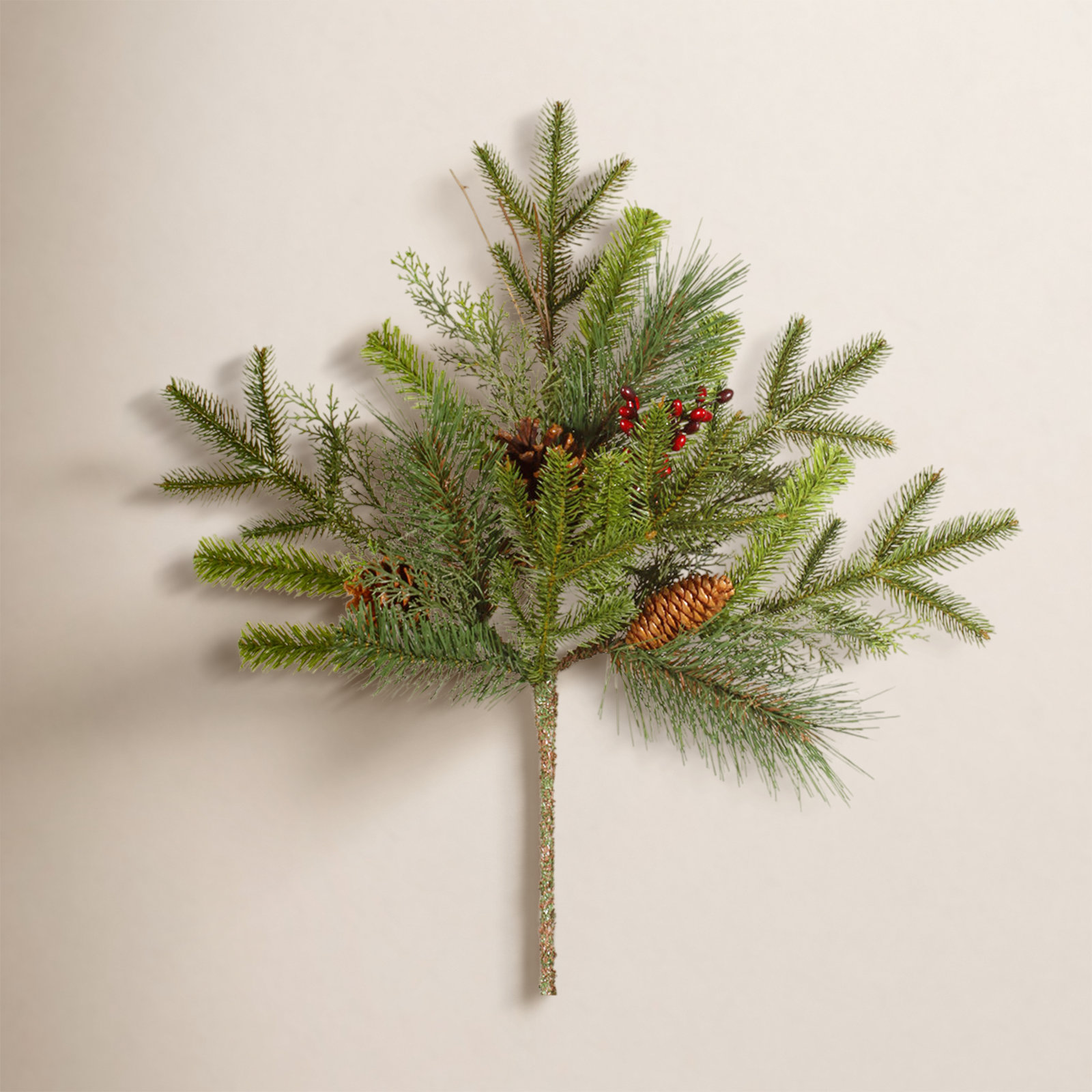 24'' Faux Pine Branch