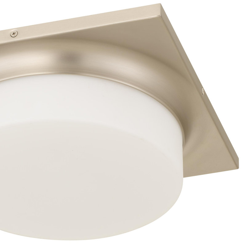 13-in LED Flush Mount, Brushed Nickel