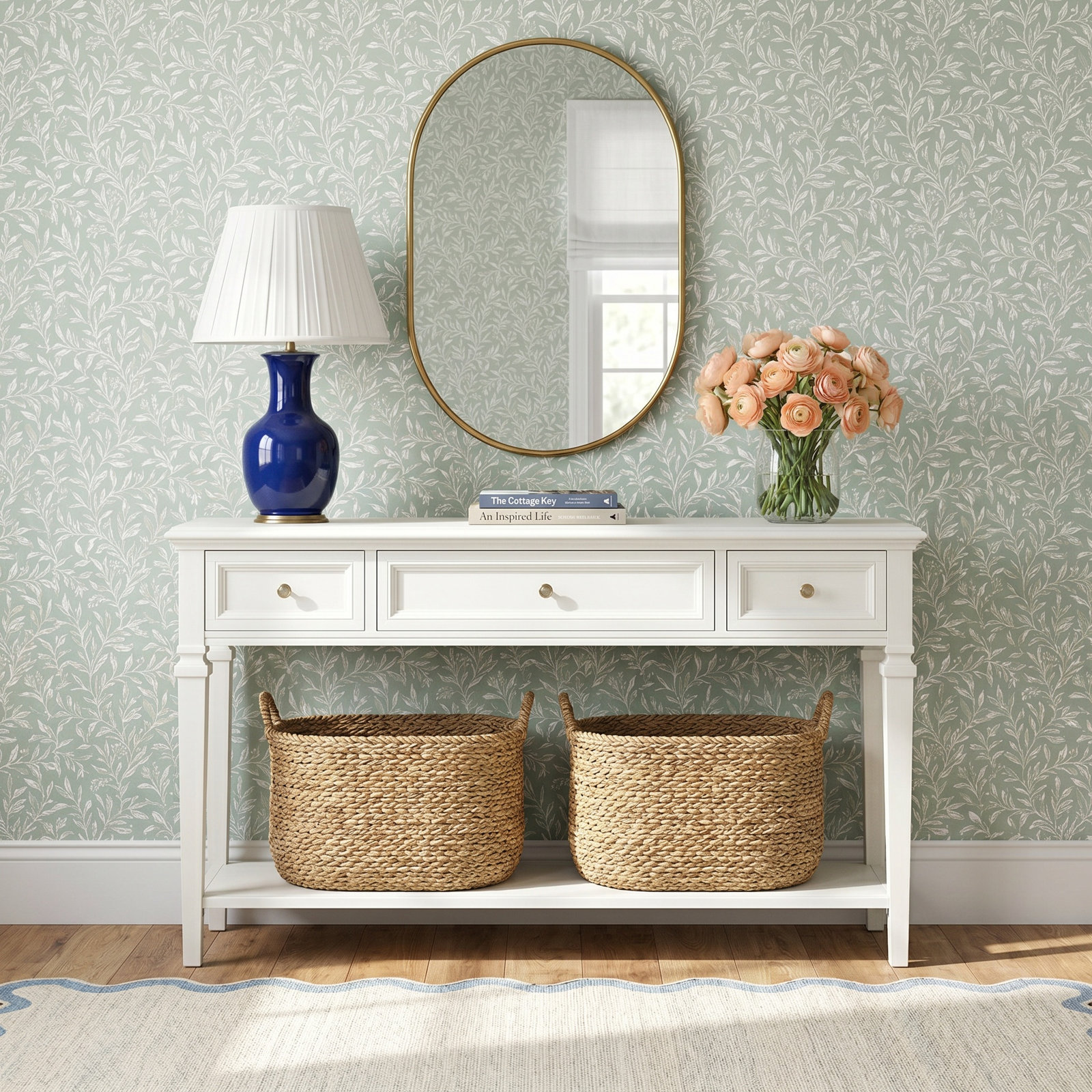 50'' Solid Wood Console Table