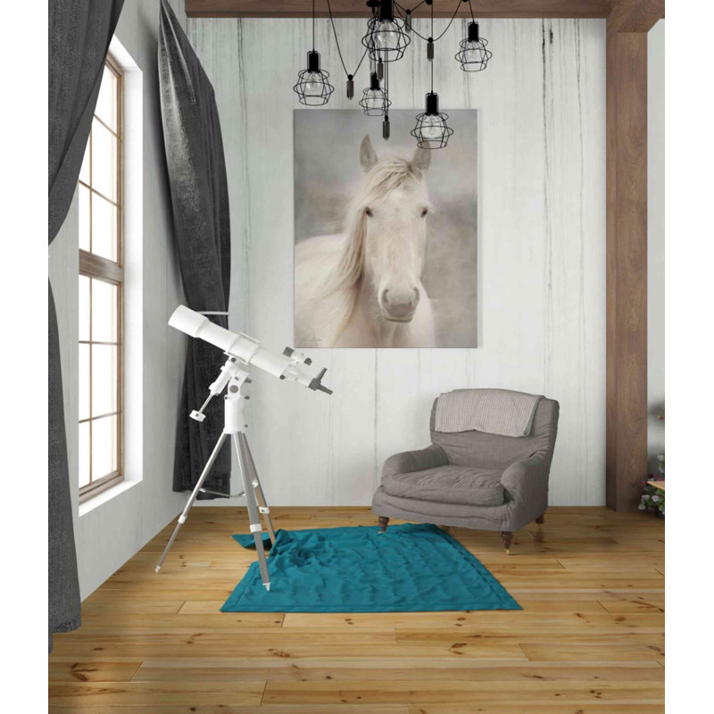 «White Beauty I» par Lori Deiter, art mural sur toile, H 34 po x l 26 po x P 1,5 po