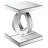 Kallem Mirrored Glass Top End Table