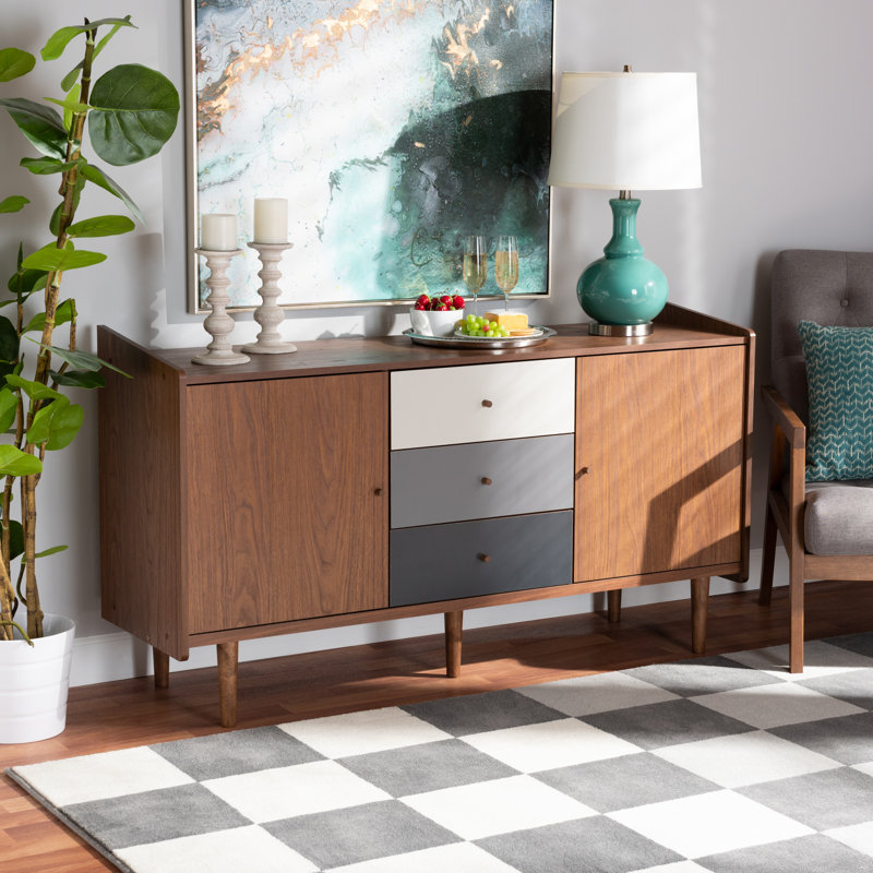 Kavanaugh  144.5Cm Wide 3 Drawer Sideboard