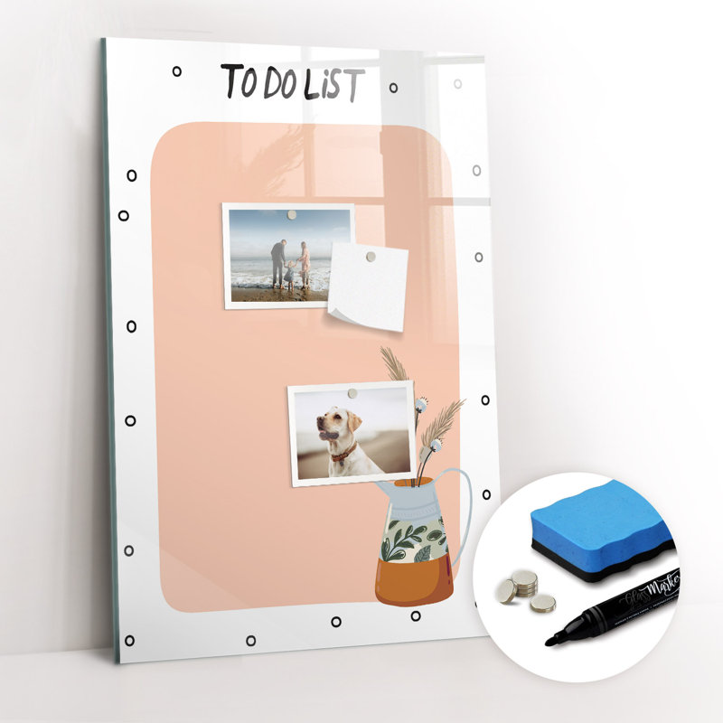Magnetic Glass Dry Erase Board