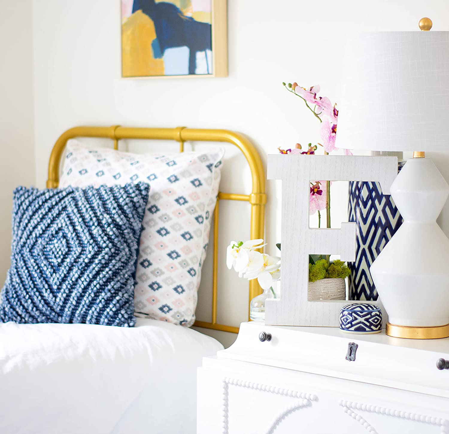 Latitude Run® Text & Numbers Letter Block & Reviews | Wayfair