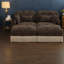 Spacious Comfort Sofas, Chenille Modular Loveseat, Modern Home Lounge