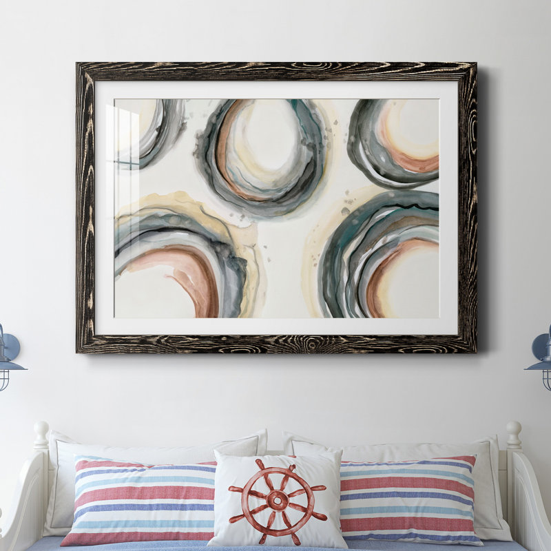 Elasticity - Single Picture Frame Print, 31" H x 44" W x 1" D, Black Paper