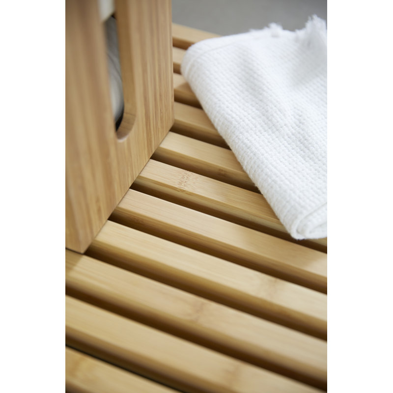 Belinda Solid Wood Shower Mat