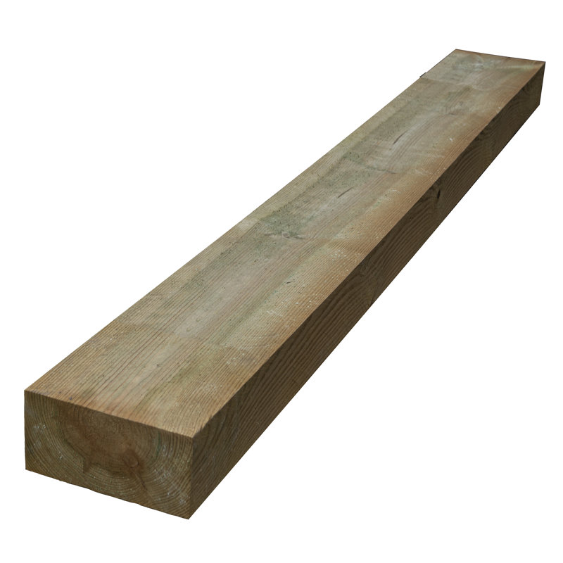 Rowlinson Timber Blocks - 2 Pack, 10cm H x 90cm W x 20cm D