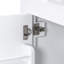 Meuble-lavabo de salle de bain 30 po - Armoire blanche moderne avec tiroirs de rangement en céramique et tablette-1066265372