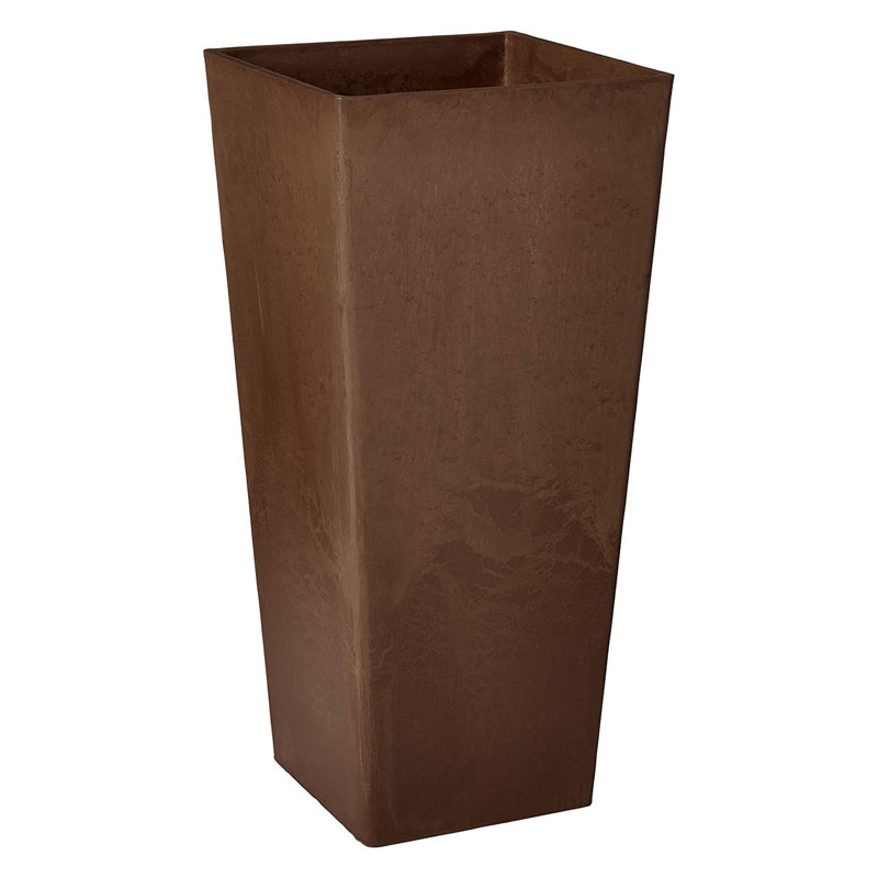 Pot à fleurs en plastique Musson, Chocolat