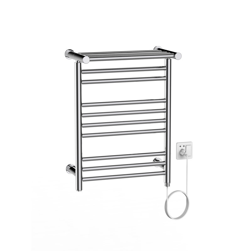 Chauffe-serviettes électrique 14 bars, Chrome poli