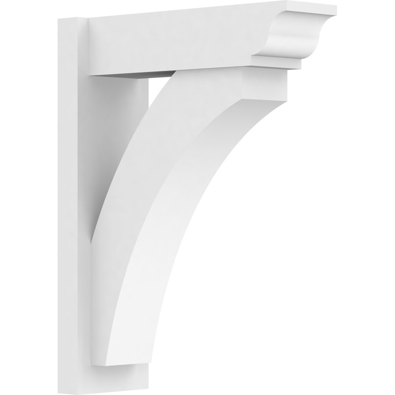 L 7 po x P 20 po x H 26 po Thorton PVC de qualité architecturale avec extrémités traditionnelles, L 7 po, H 26 po x P 20 po