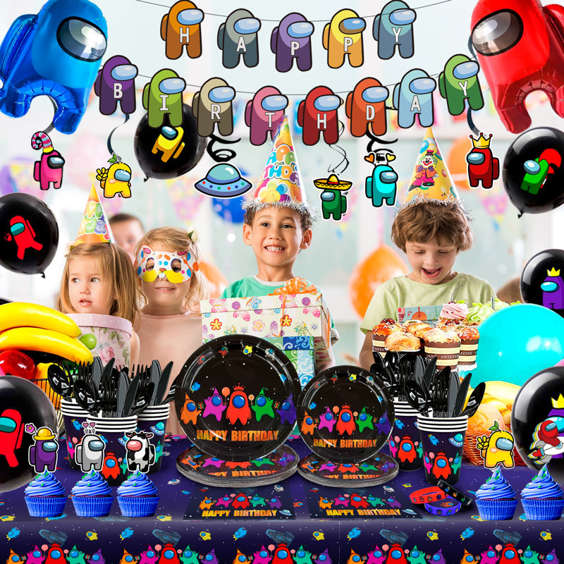  Ensemble de décorations d'anniversaire pour enfants, 174 pièces parmi nous