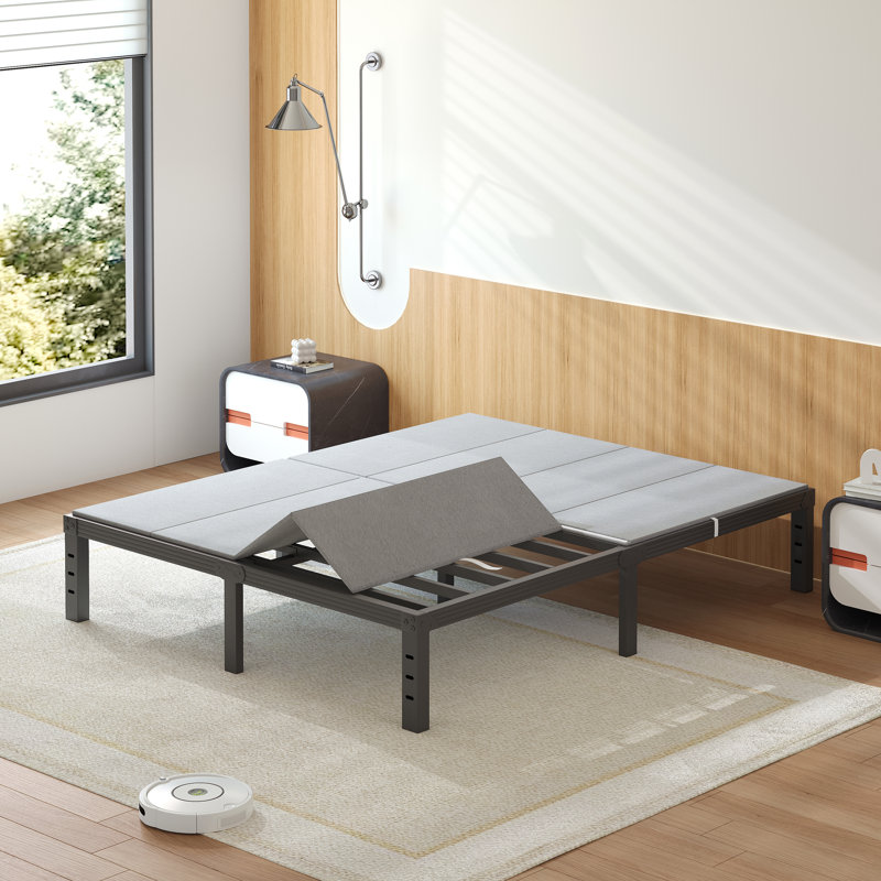 Support de matelas pour lit de sommier divisé, lattes avec housse, Grand lit