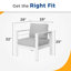 Chaise de patio en aluminium 2 pièces-88439962