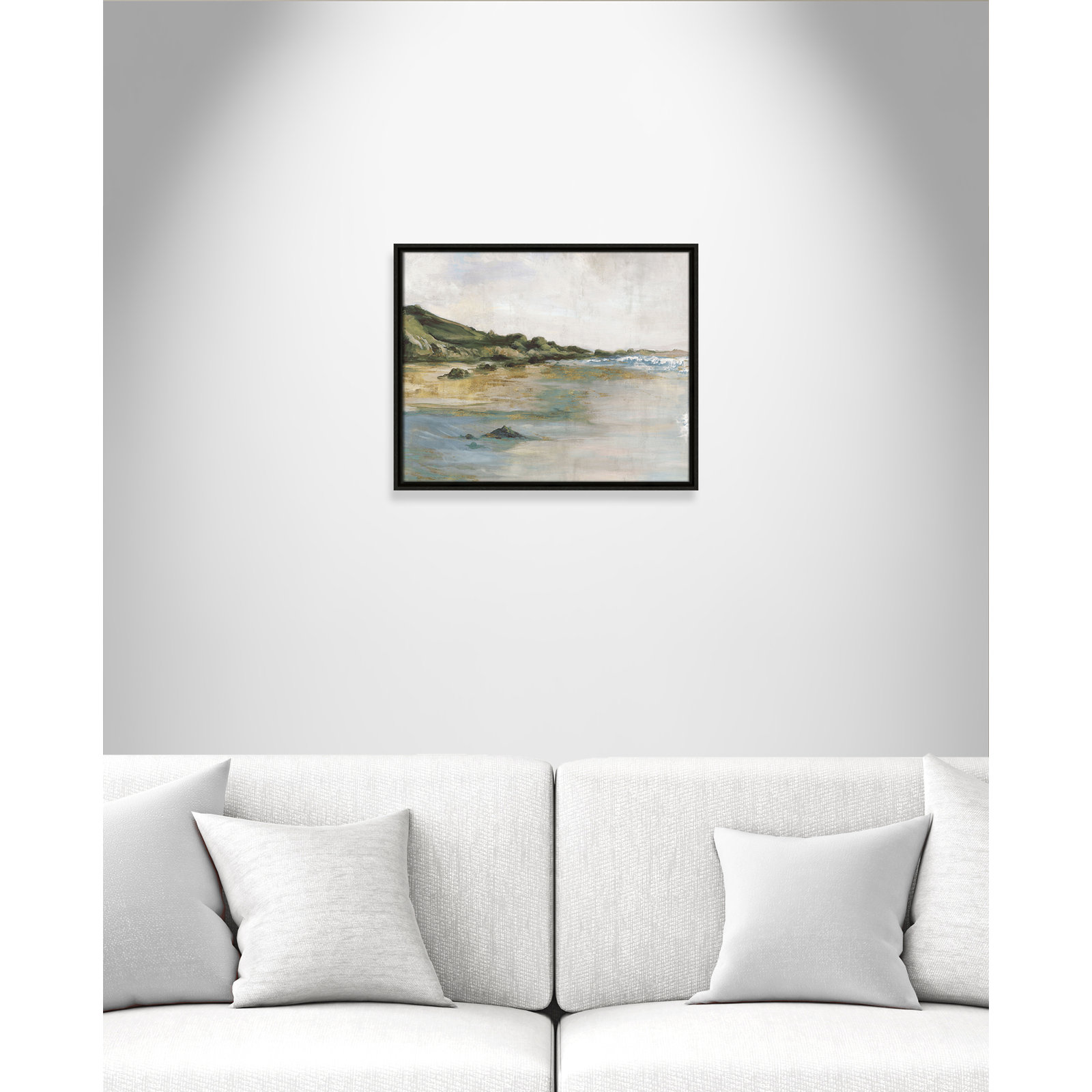 Tide’s Edge Print by , Espresso, 17.5" H x 21.5" W