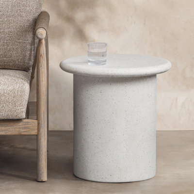 Nysa Outdoor Concrete End Table