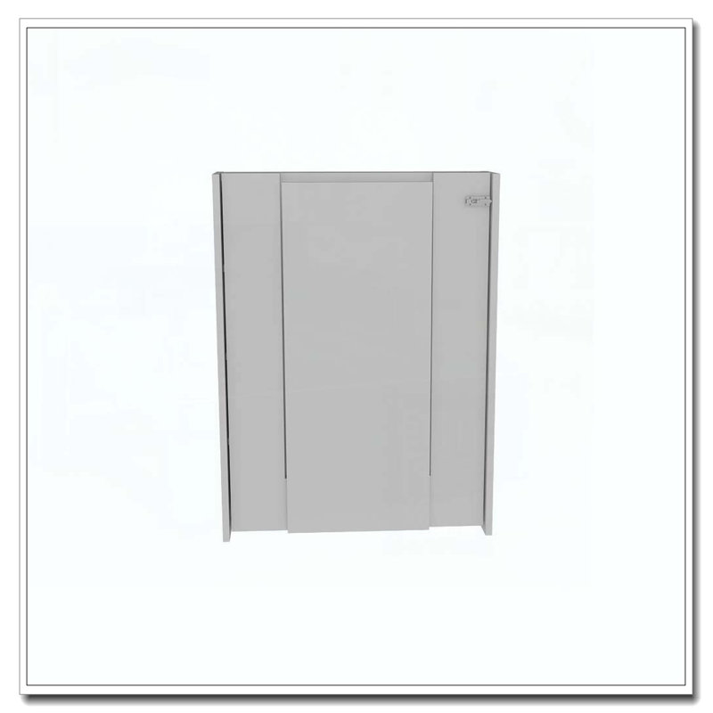Bureau rectangulaire pliable Wakeman - blanc