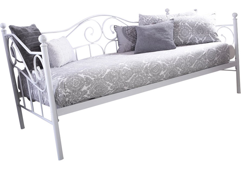 Lamentin Metal Daybed, White