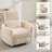 Power Recliner Glider Chair with USB & Type-C Ports, Upholstered Swivel Rocker Recliner for Living Room-1986978122