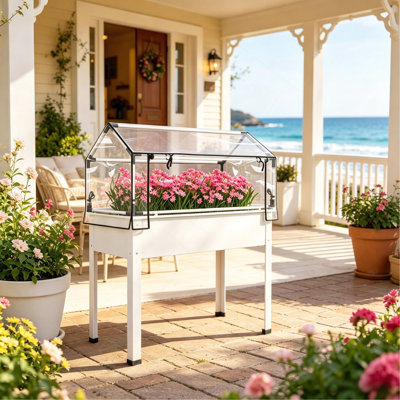 Lit de jardin surélevé, jardinière surélevée, grande jardinière