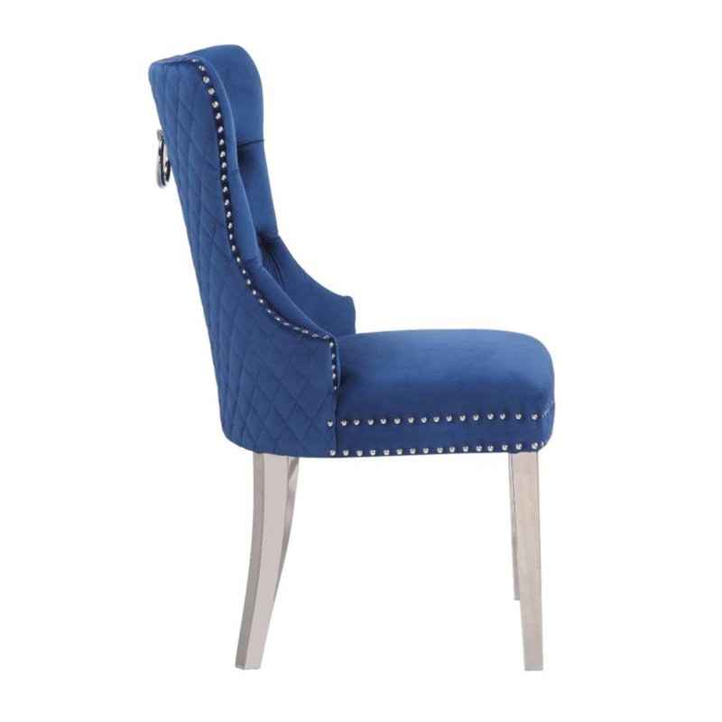 Chaise d'appoint Genifer, Bleu