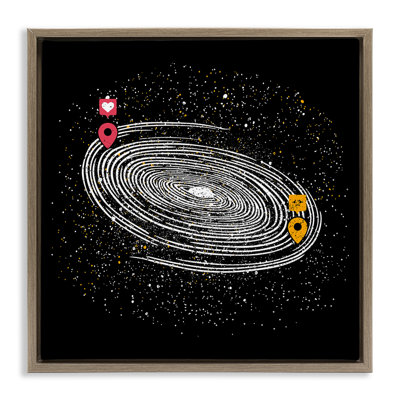 Cadre flottant Love Long Distance, design par Tobe Fonseca