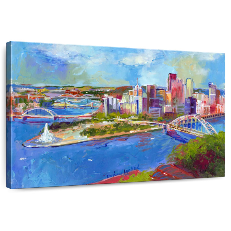 Nicci Pittsburgh, 30" H x 45" W