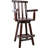 Tabouret de bar rustique - Fabrication en bois de sapin-583867447