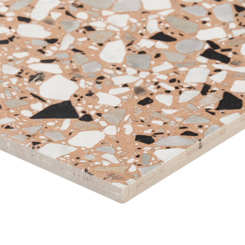Carrelage de sol et de mur en porcelaine mate 7,87 po x 7,87 po Grist (caisse de 12,48 pieds carrés / caisse), Beige