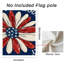 Drapeau décoratif Patriotic Daisy