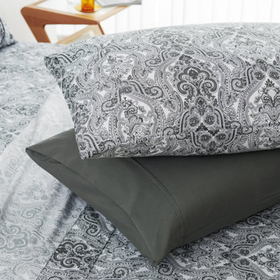Percale Paisley Sheet Set
