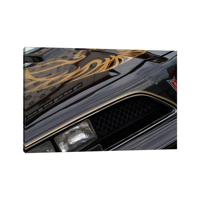 1978 Pontiac Trans Am, Front End Detail by Clive Branson - Wrapped Canvas Print, 20.32 cm H x 30.48 cm W