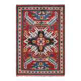 One-of-a-Kind 4’9”x6’11” Hand Knotted Area Rug