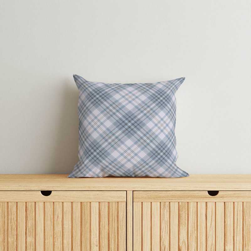 Coussin Chinny, Bleu, H 18 po x l 18 po