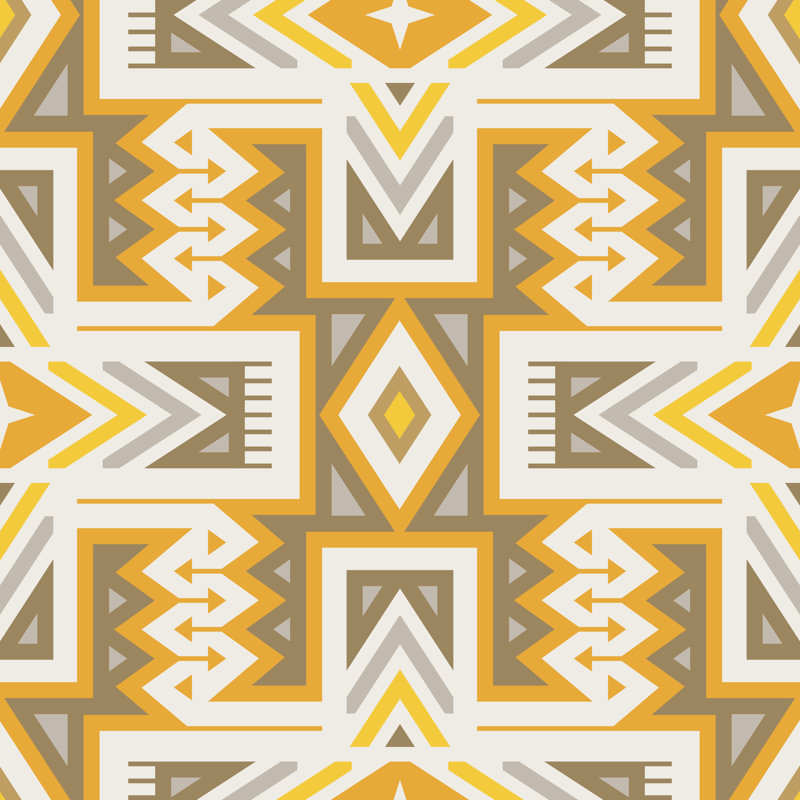 Terneuzen Textile Design by Savgraf - Wrapped Canvas Print, 30cm H x 30cm W x 3.8cm D