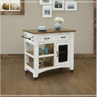 York 1 Drawer, 1 Mesh Door Kitchen Island