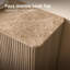 Buffets cannelés avec plateau en faux marbre, meuble télé 68,8 po-1714056437