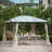 10' X 12' Gazebo Sidewall Set With 4 Panels, Hooks/C-Rings Included For Pergolas & Cabanas