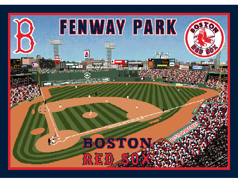 Throw Blanket, Fenway Park Stadium