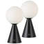 Lampe de table à intensité réglable à intensité variable avec globe tactile 11,75 "Macie-115993513