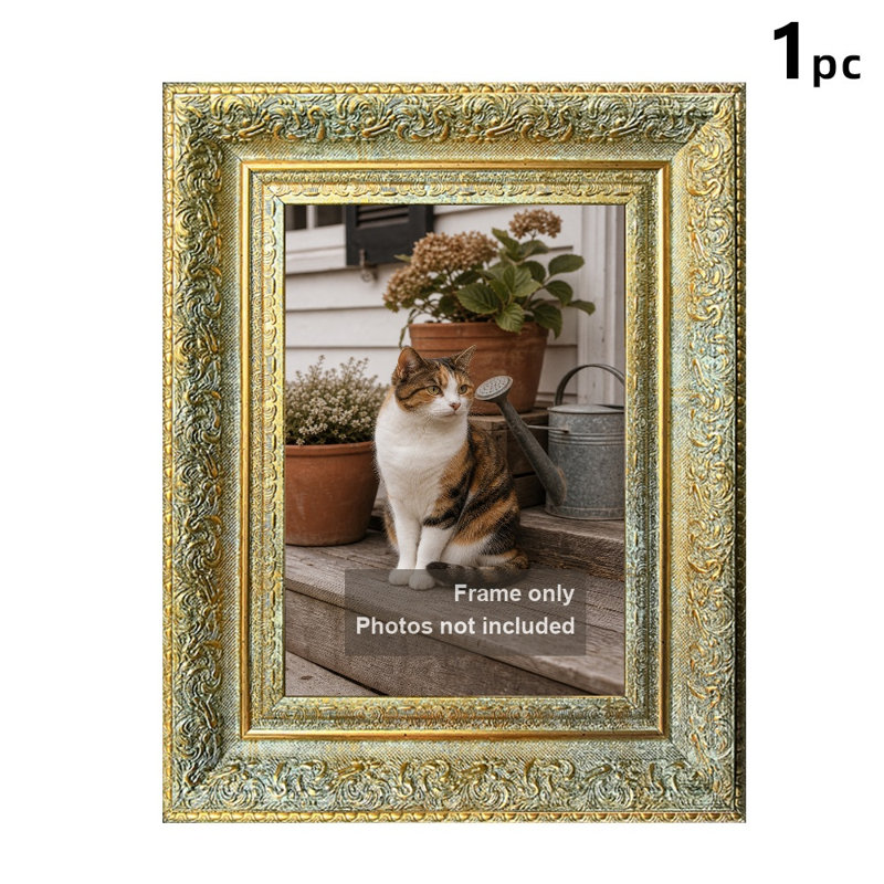 Cadre photo indémodable 11 pièces x 11 po 11 pièces, Antique Gold, 1, 11" W x 14" H