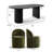  6 - Person Dining Table Sets With Oval Table & 6 Upholstered Chairs-646216508-646216499